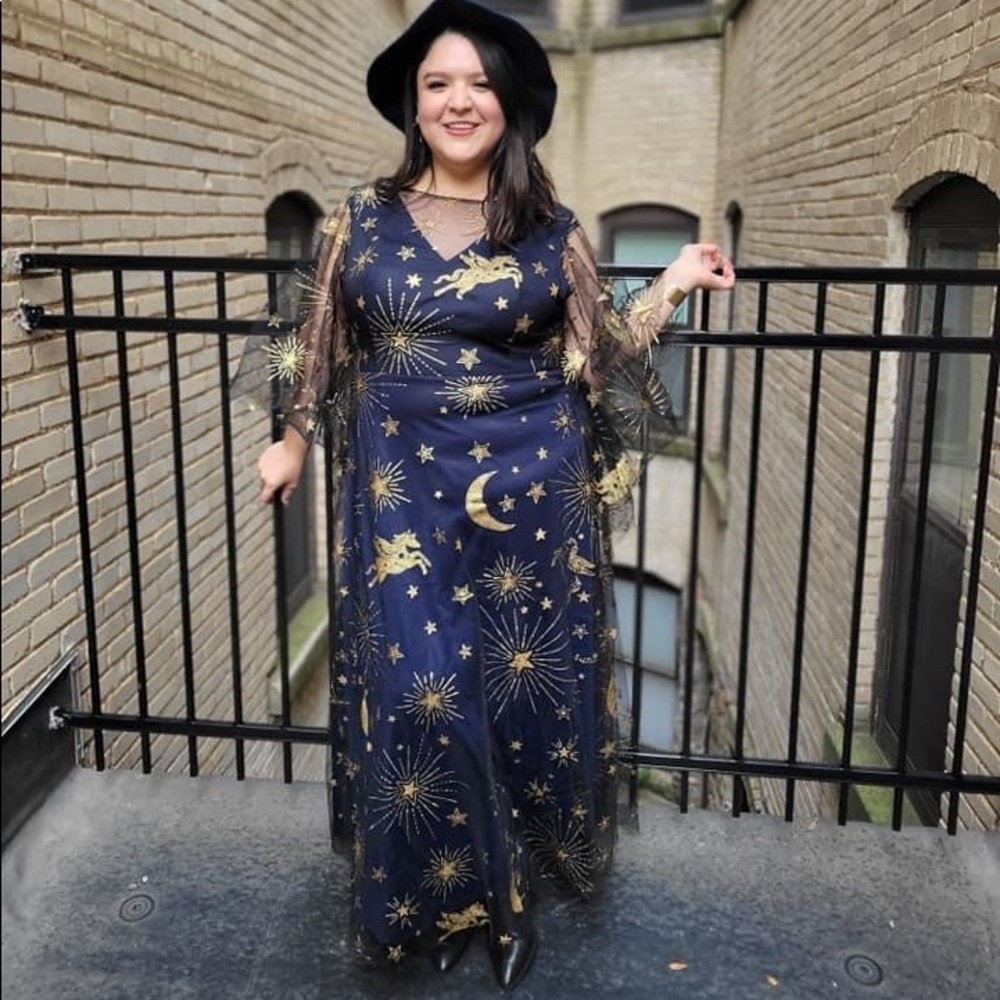 Witchy Overlay Dress